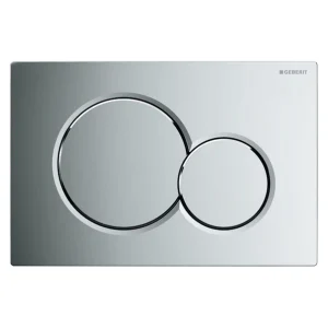 Placca WC Geberit Cromo/Cromo Satinata modello SIGMA20