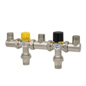 Kit di integrazione fra pannello solare e caldaia per acqua calda sanitaria 3/4" ICMA